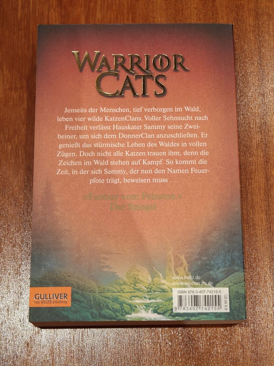 Bücher: Warrior Cats In Die Wildnis Buch  – Gebraucht aus Uzwil von isa_mtzgr 1