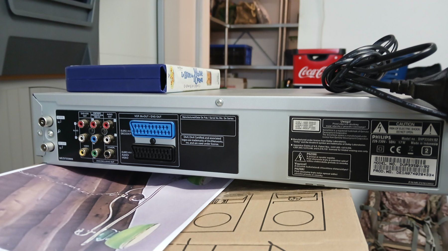 Philips Lettore multimediale & Streamer: Lecteur DVD/VHS Philips DVP3350V – Usato da Condémines (Nendaz venduto da Dr.Sub 4