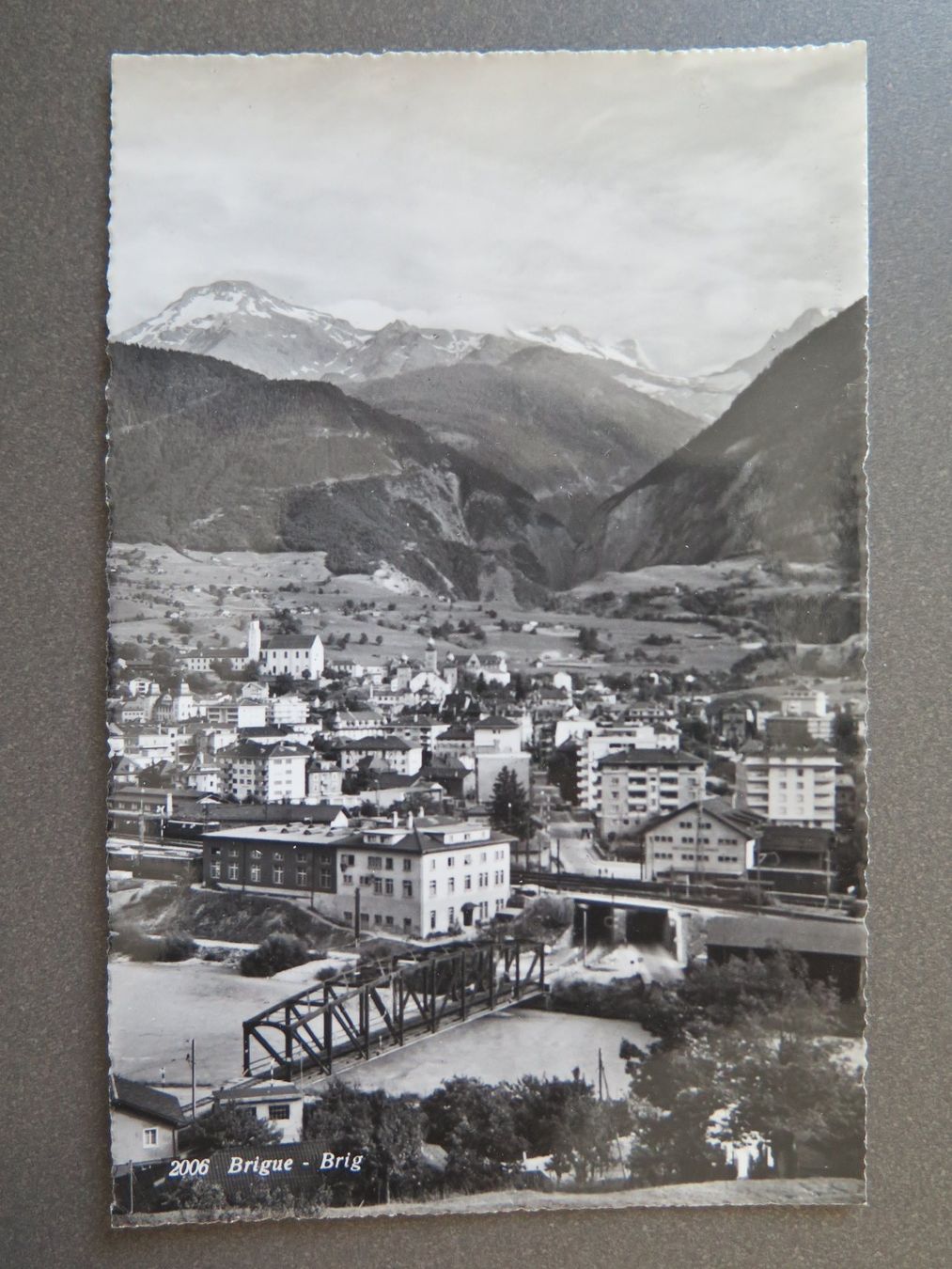 Cartoline postali: BRIG - BRIGUE - MIT BRÜCKE – Usato da Wittenbach venduto da lipasal