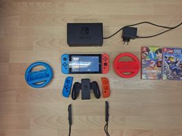 Nintendo Switch mit 3 Spielen
