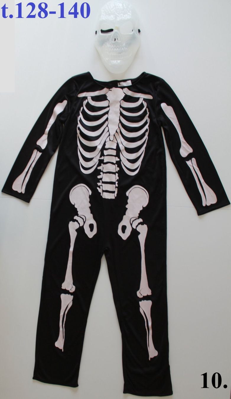 Costumi: Costume squelette / Skelett t. 128 - 140 – Usato da Peseux venduto da CoolShoping