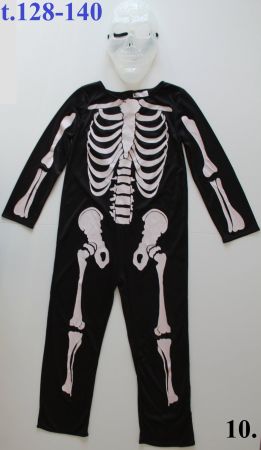 Costume squelette / Skelett t. 128 - 140