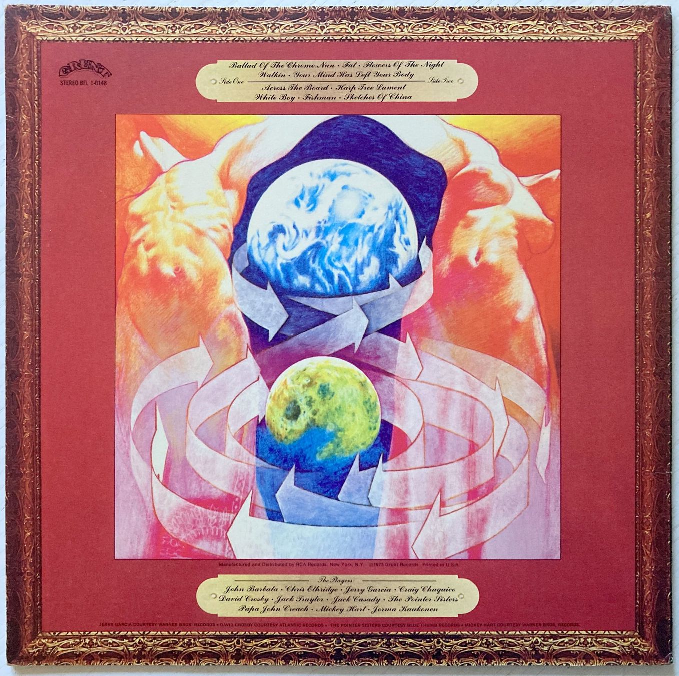 Vinyles: PAUL KANTNER, GRACE SLICK & DAVID FREIBERG - BARON VON TOLLB – D'occasion à Bottens par hotter-than-hell 1