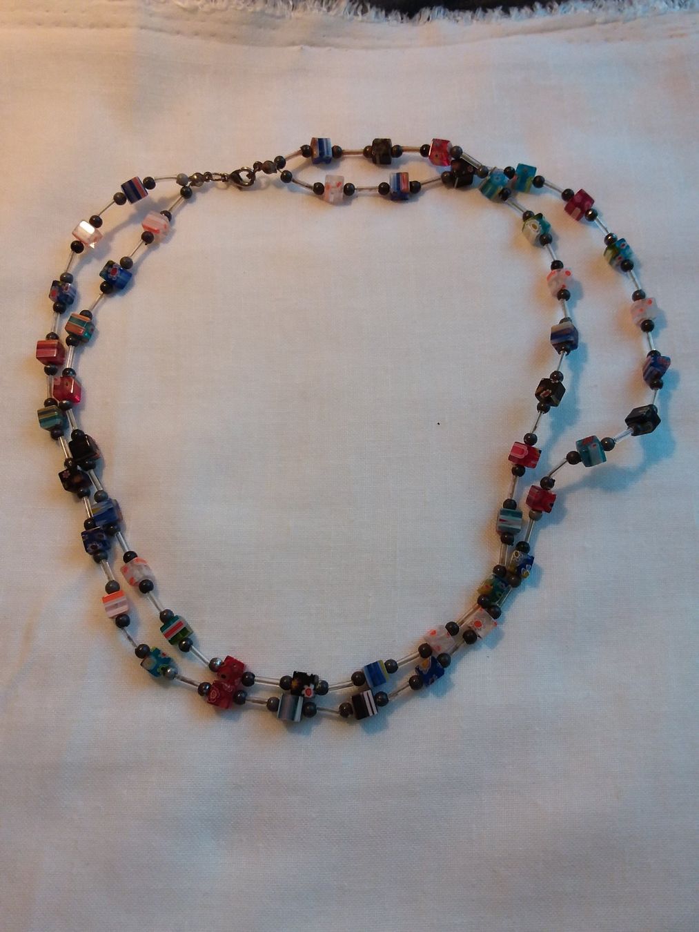 Murano Catenine: Vintage Murano Glaskette doppelsträngig, ca 1960 – Usato da Zürich venduto da gutsan 6