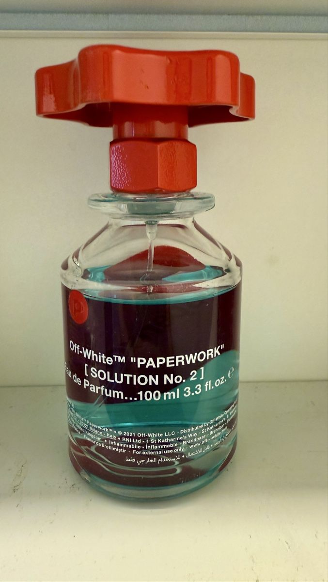 Profumi & Eau de Toilette: Off-White PAPERWORK Solution No. 2 – Usato da Glattpark(Opfikon) venduto da Petevisuals