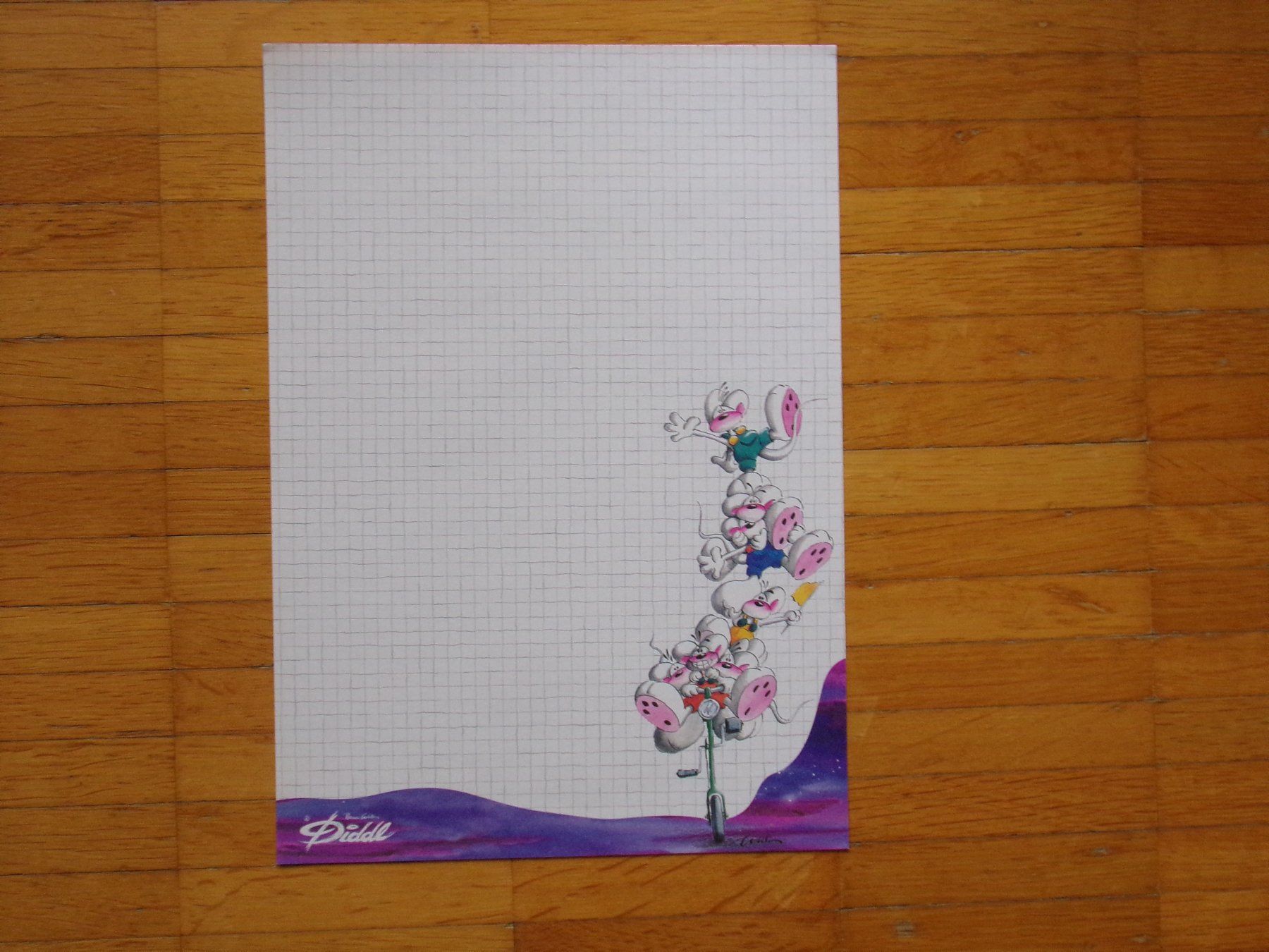 Carta: Diddl Blatt  A4  ALT  Nr. 33 – Usato da Winterthur venduto da Jessi_di