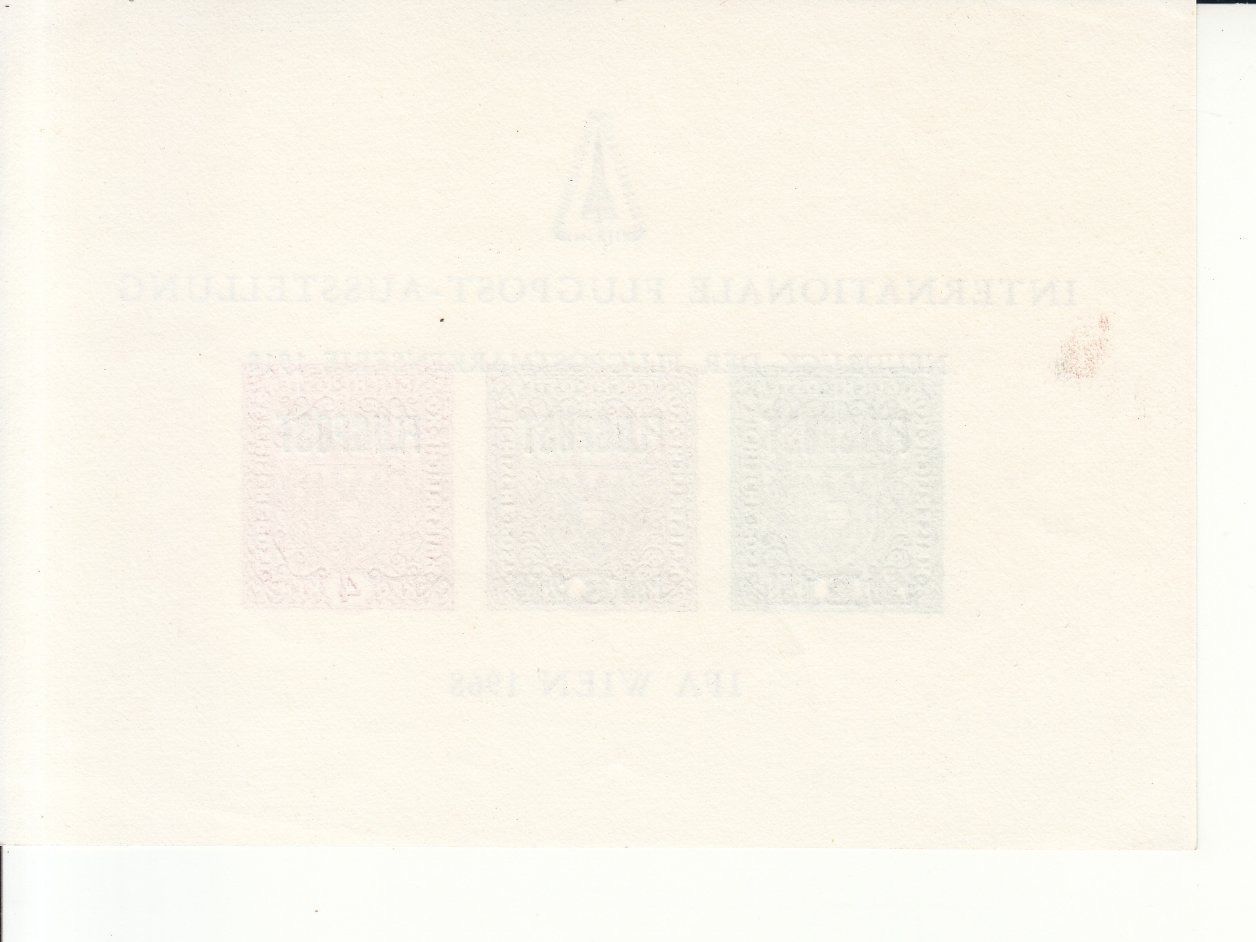 Tutti i francobolli: IFA Wien 1968 Gedenkblatt – Usato da Bürglen TG venduto da StampGraf 1