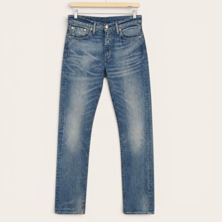 Jean Levi's 513 Slim Straight – Délavé bleu – Taille 30x32