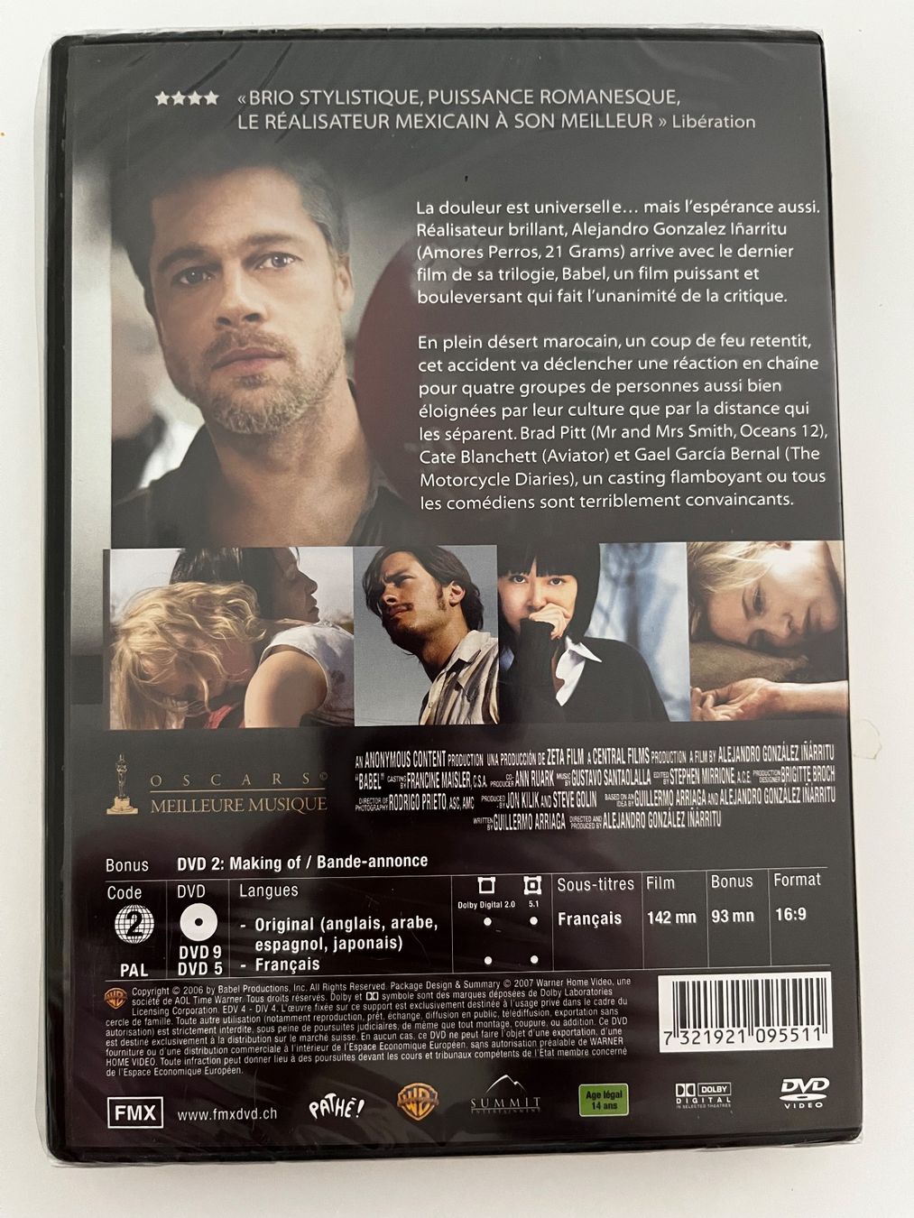 Tutti i DVDs: DVD Babel NEUF SOUS BLISTER – Usato da Veyrier venduto da Deniro2 1