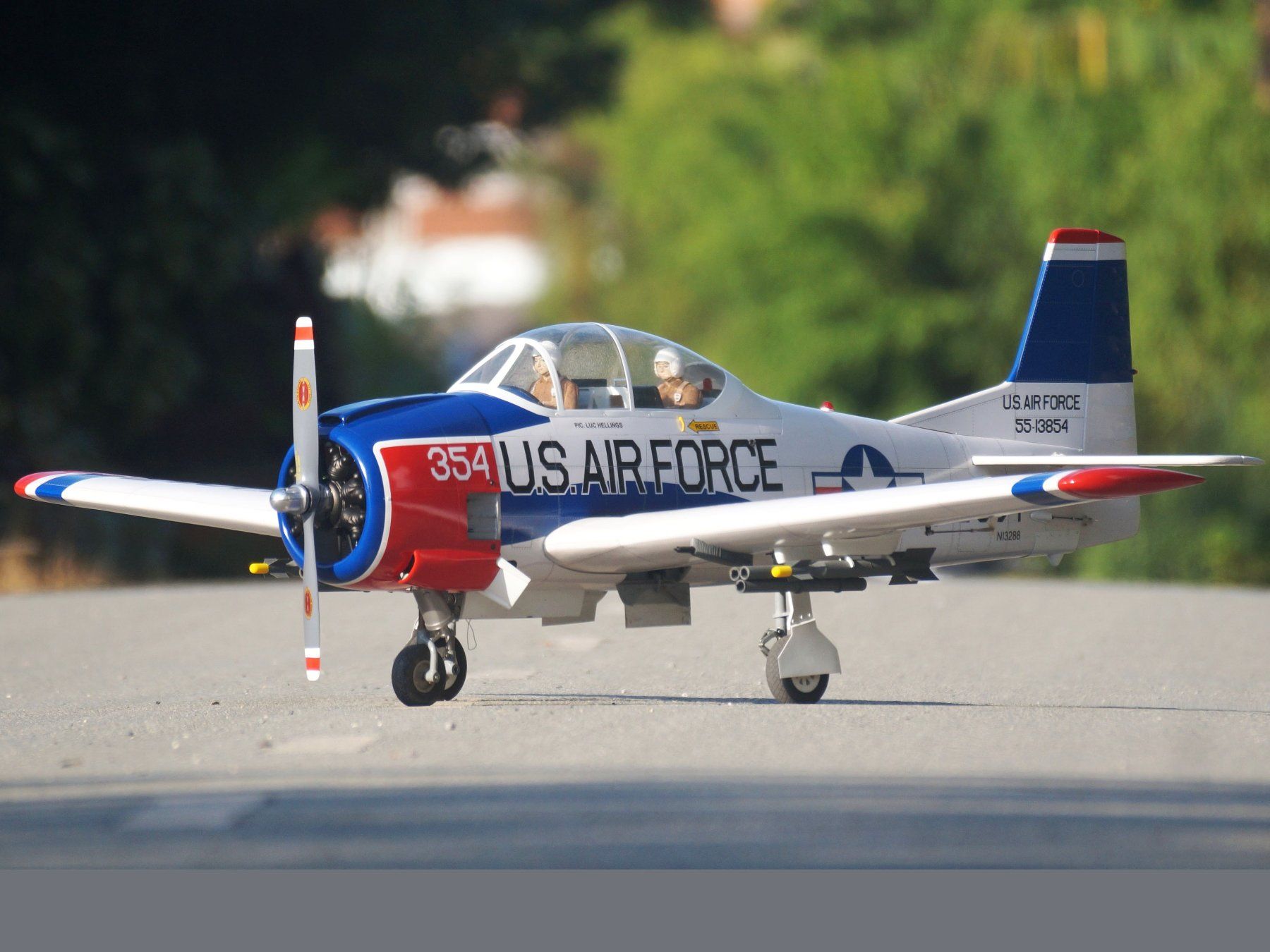 Modellismo RC: T-28 Trojan, Spw 1780mm, ARF-Set - VQ-Models – Nuovo e nell'imballaggio originale da Entlebuch venduto da Hebu 2
