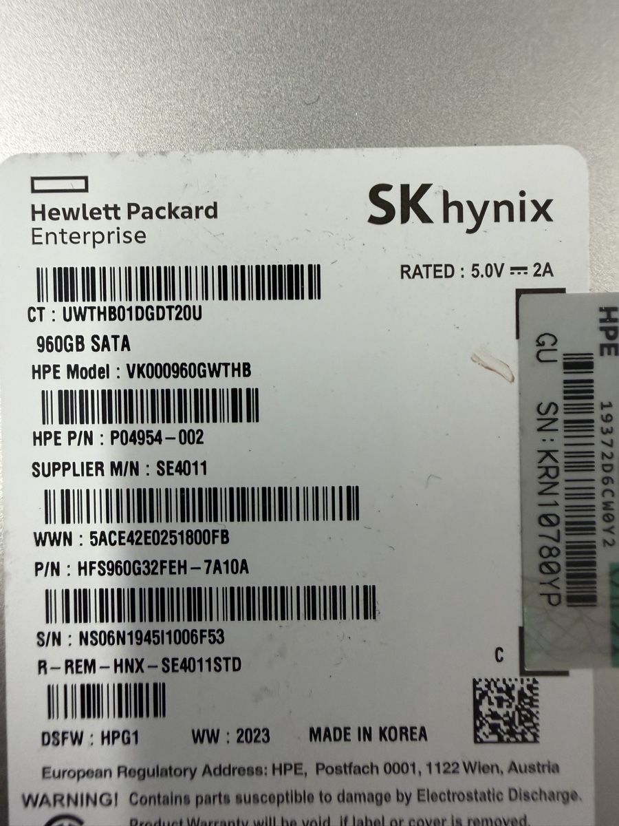 Hewlett Packard Dischi rigidi: 4 stück SSD – Usato da Gränichen venduto da Hulk80 1