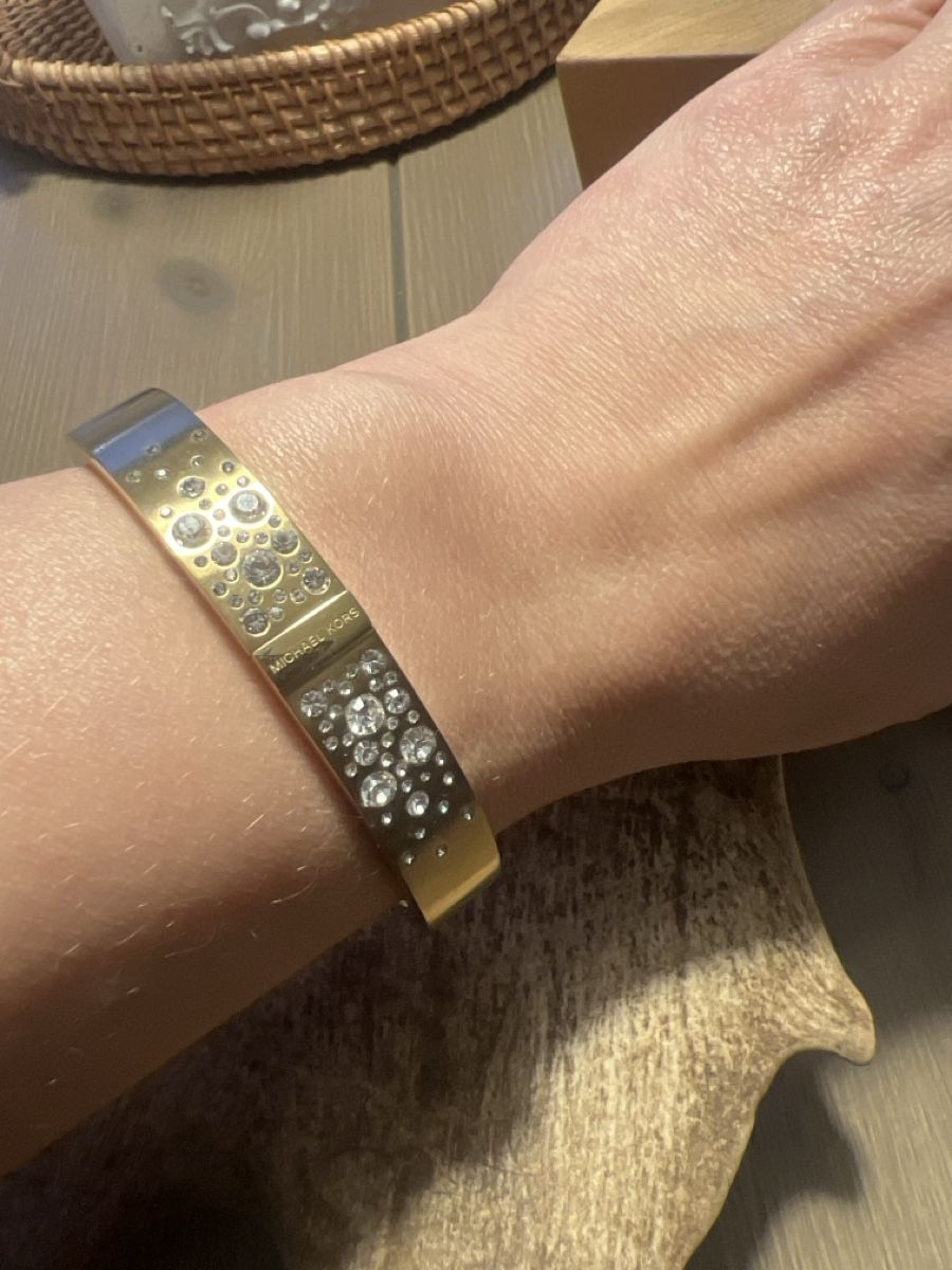 Michael Kors Bracciali & Braccialetti: Michael Kors Armreif gold mit Strass – Usato da Seon venduto da Sunny-Schmuck78 4