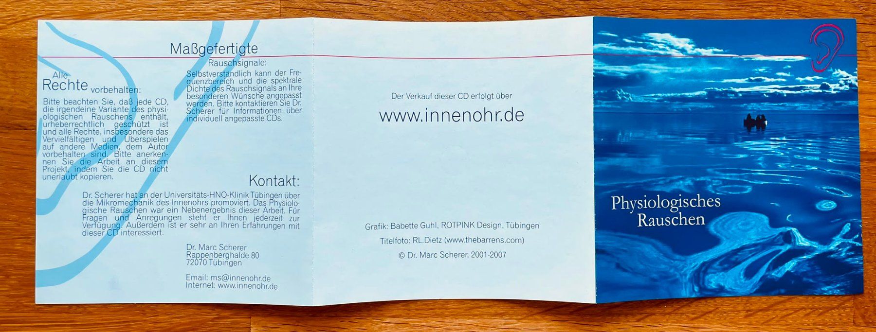 CD: Physiologisches Rauschen: Tinnitus&Hyperakusis Trainings-CD – Usato da St. Gallen venduto da -DL- 2