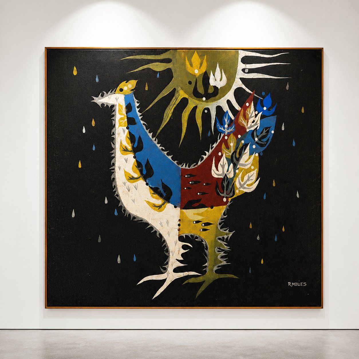 Gemälde: Grande peinture sur toile – Gebraucht aus Montreux von LeVintage33