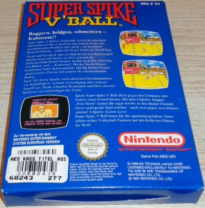 Nintendo Spiele: Super Spike V Ball (NES) – Gebraucht aus Thun von Gameparadise 1