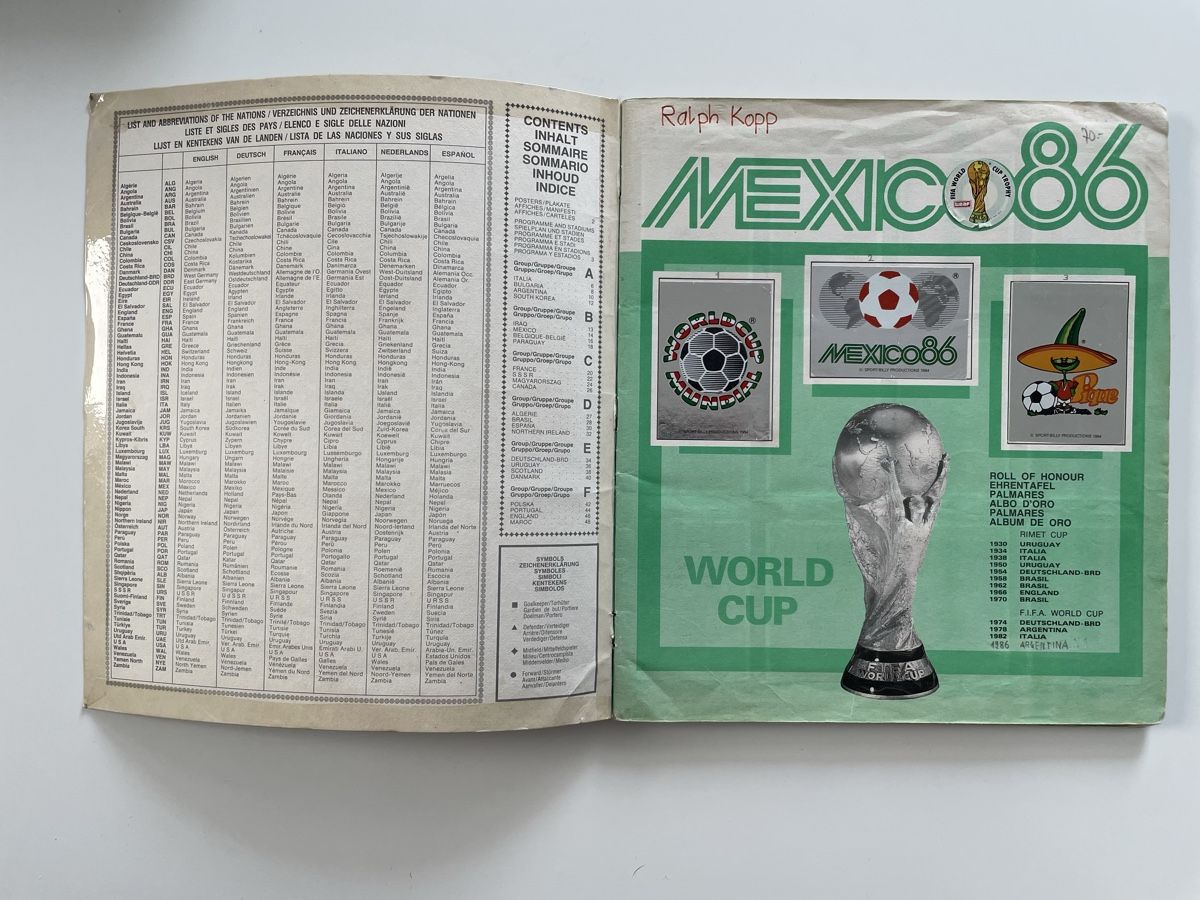 Panini Album: Album Panini WM 1986 complet  – Difettoso da Evilard venduto da Leomau 1