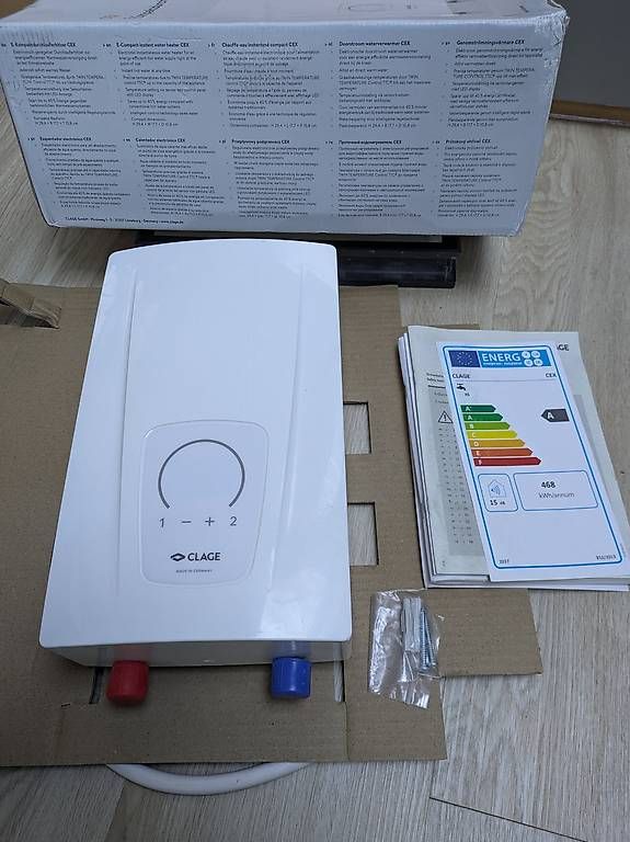 Sanitär: Chauffe-eau instantané réglable, pour petit appartement – Gebraucht aus Pampigny von nic_575j