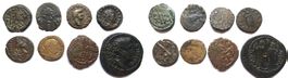 lot 8 antike münzen