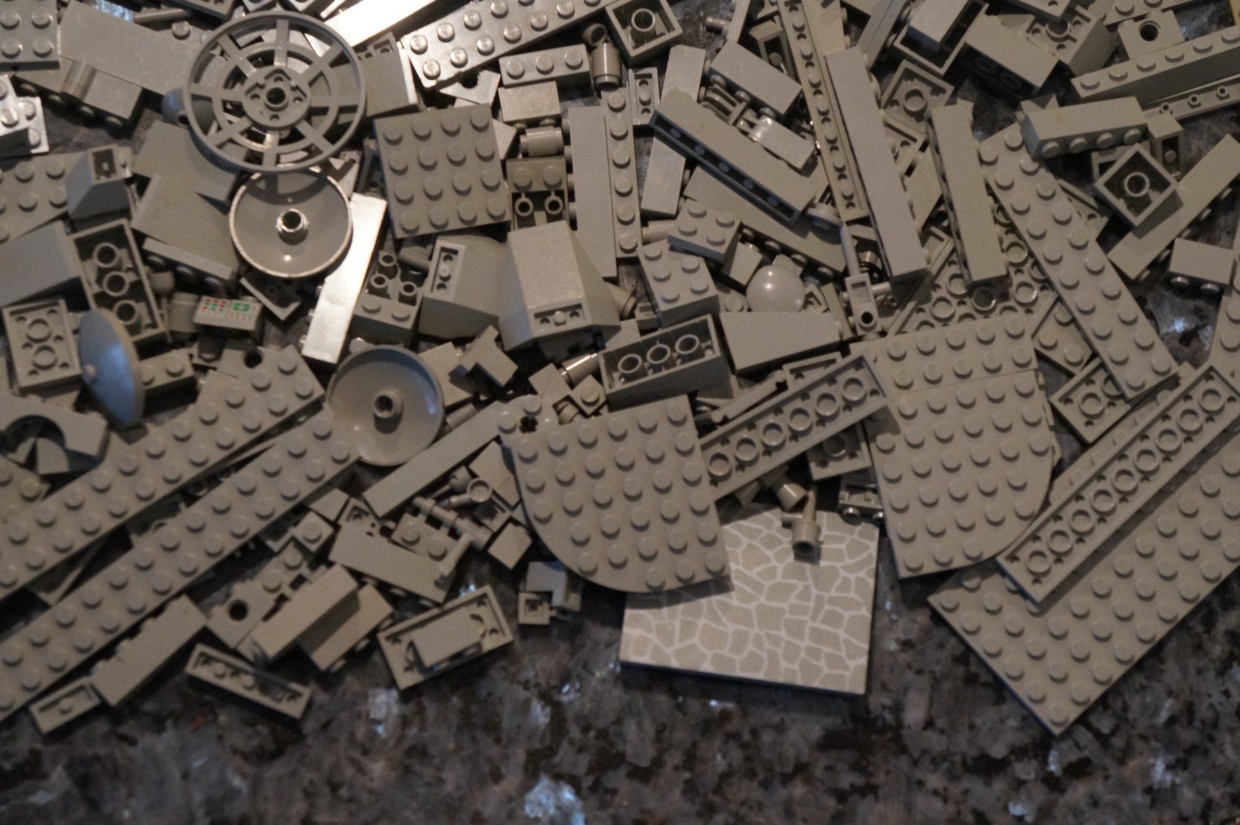 Lego Giocattoli: Lego Lot in der Farbe althellgrau. – Usato da bronschhofen venduto da blackpearl01 4