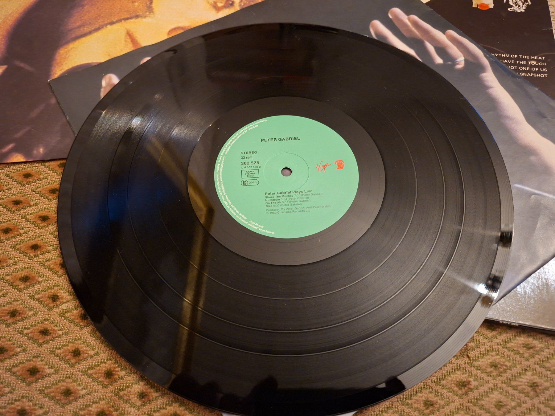 Dischi in vinile: Prog Rock LP - Peter Gabriel Plays Live - 1983 – Usato da Bernex venduto da Wannabehasbeen01 7