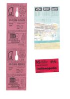 Tickets; Jim Clark 1979, 24h Le Mans, Indianapolis Oerlikon