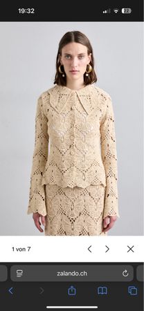 NEU MALENE BIRGER Jacke, beige, Grösse M