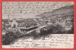 Vevey La Gare - Bahnhof und Umgebung - 1904