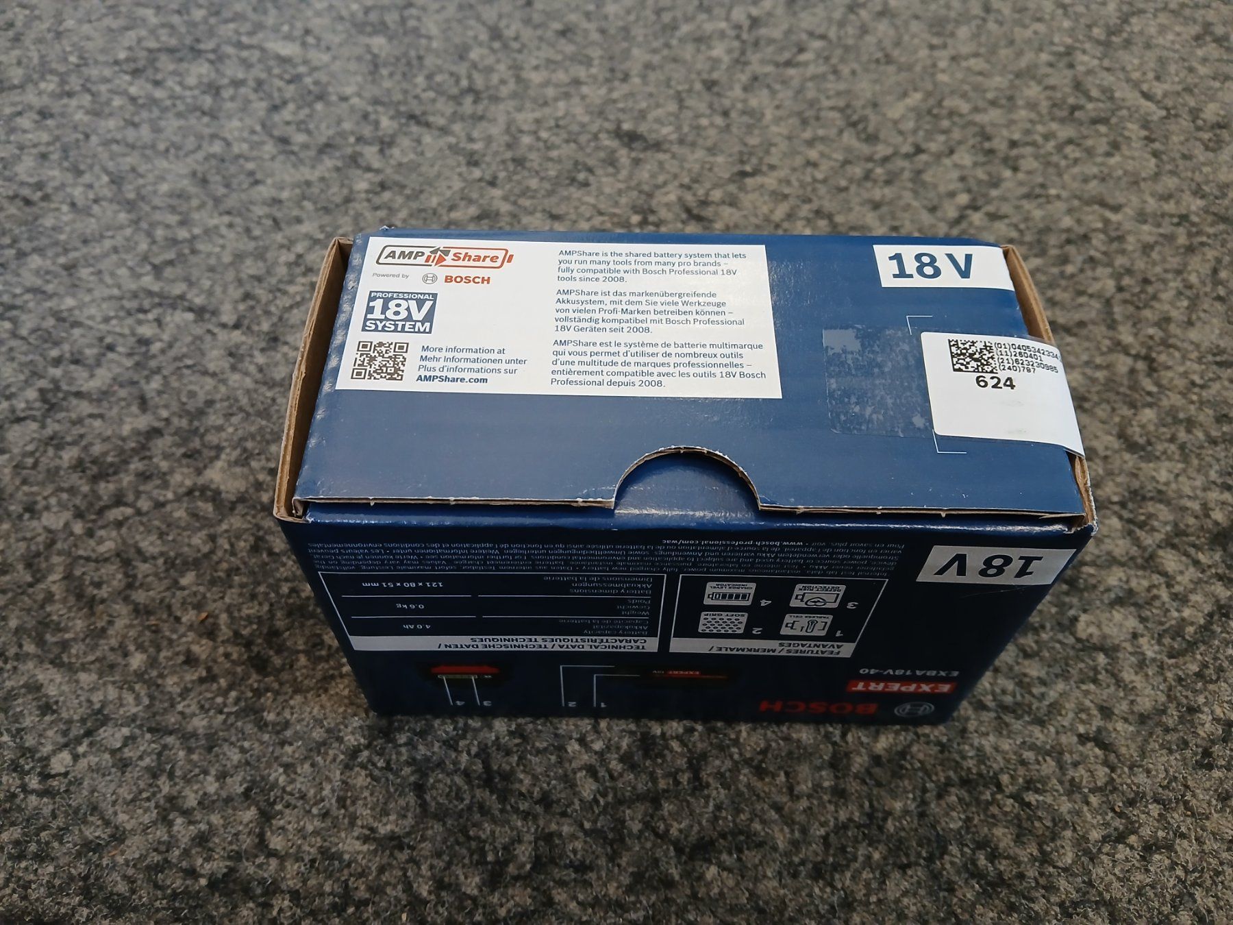 Bosch Tutti gli attrezzi: Bosch Akku EXPERT 18V 4.0Ah Nr.1 – Nuovo e nell'imballaggio originale da Reiden venduto da mja_2bsk 2