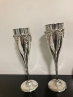 Champagnergläser ,versilbert