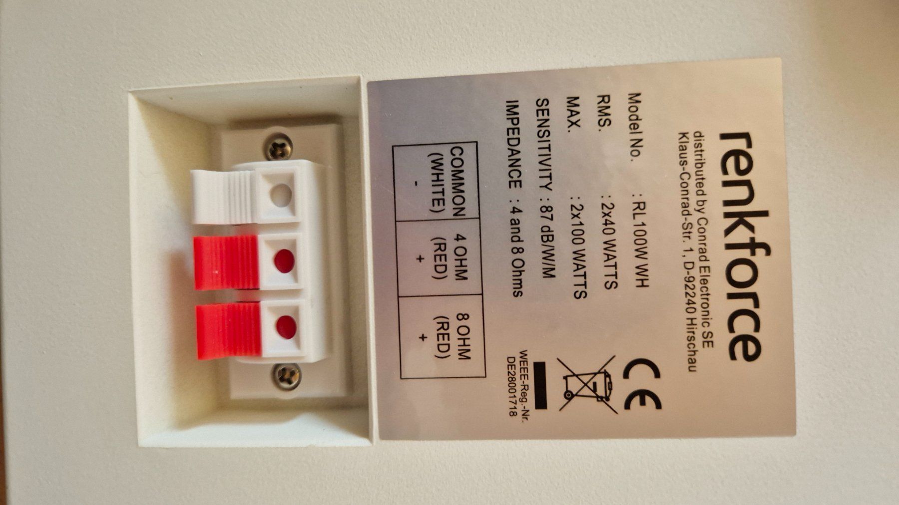 Casse acustiche: Lautsprecher Renkforce RL 100 W – Nuovo (secondo la descrizione) da Appenzell Meister. venduto da Morize98 3