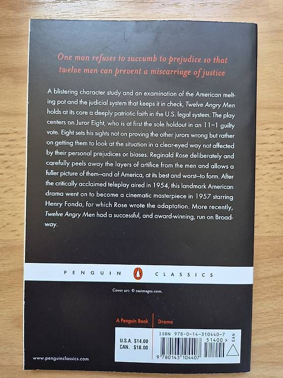 Bücher: Twelve Angry Men - Reginald Rose – Neu und originalverpackt aus Buttisholz von toni_hug 1