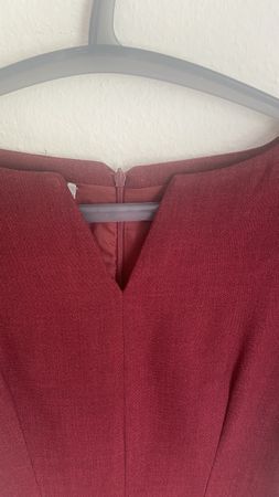 Robe couleur bordeaux XS 