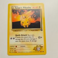 Pokemon Lt. Surge's Pikachu Gym ab 1 CHF Vintage