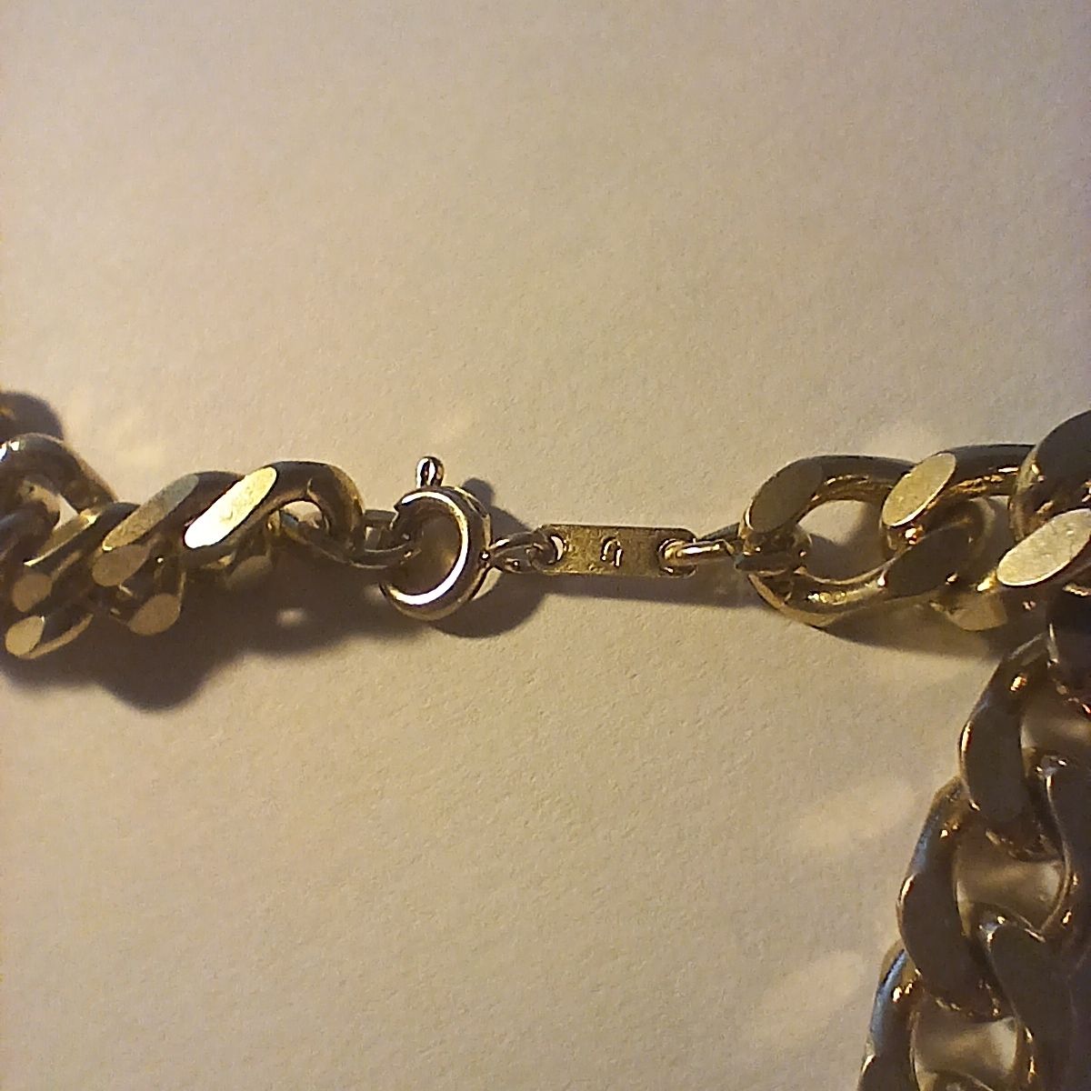 Catenine: Gold Plated Chain Necklace – Usato da Genève venduto da Aleksa_N 2
