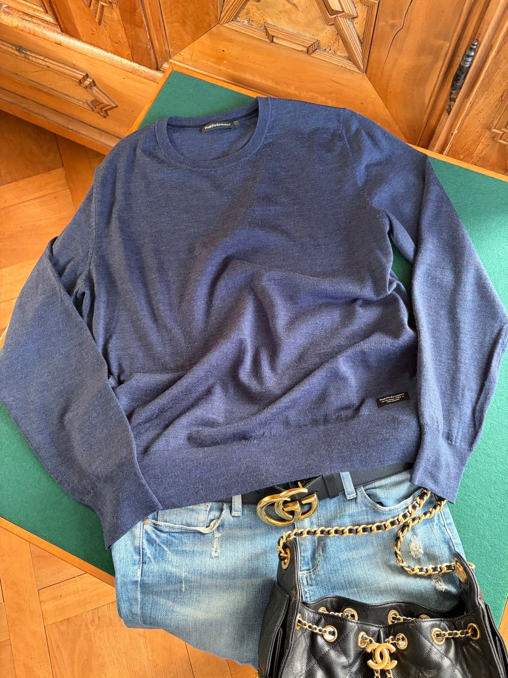 Peak Performance Pullover & Sweatshirts: PEAK PERFORMANCE Pullover 100% extrafeiner Merinowolle Gr. L – Gebraucht aus Interlaken von Bona55 8