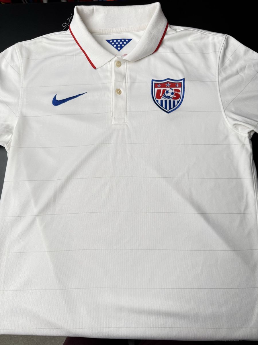 Nike Canottiere & Pantaloni: USA 14/15 home shirt – Nuovo (secondo la descrizione) da Baden venduto da Timelessthreads 2