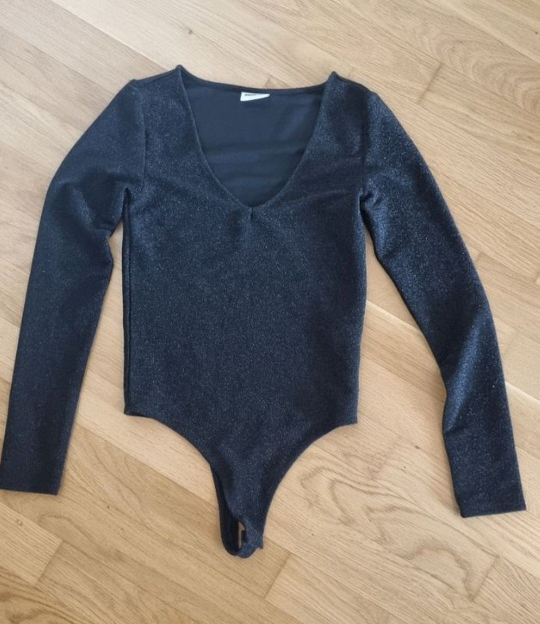 Tops: Schwarzer Glitzer Body, S – Neu (gemäss Beschreibung) aus Chur von sinillo 1