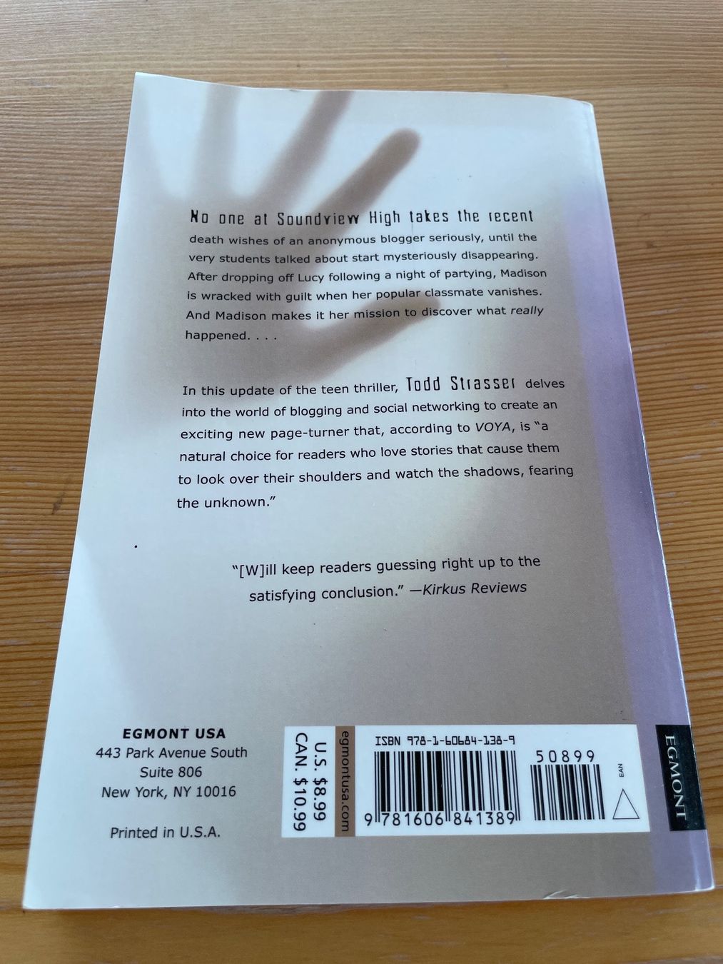 Bücher: Buch: Todd Strasser - wish you were dead – Gebraucht aus Winterthur von cheerio97 2