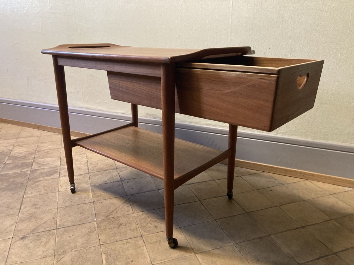 Carrelli di servizio: Trolly Servierwagen Teak Danish Design Mid Century – Usato da liestal venduto da Nshana 3