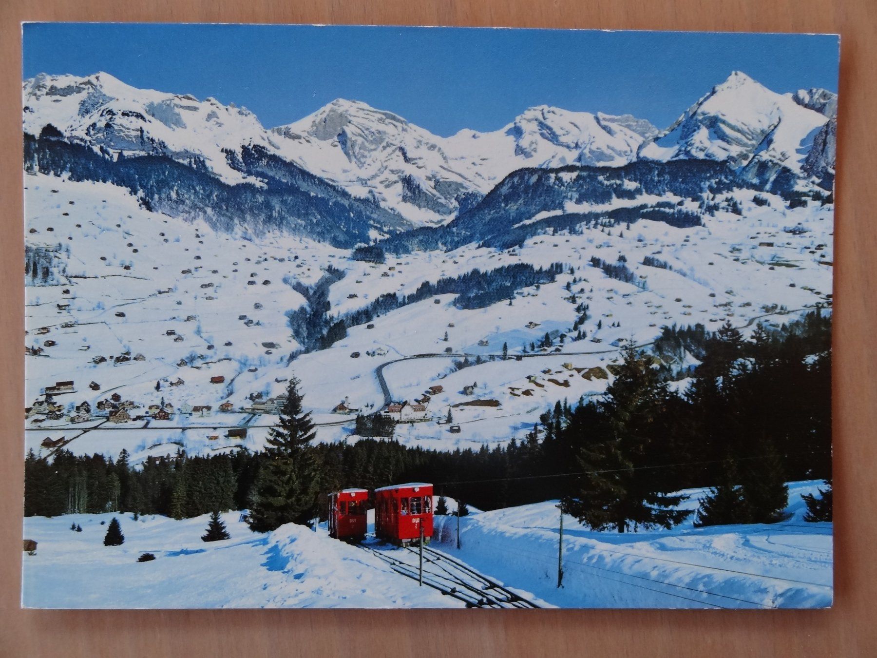 Ansichtskarten: Unterwasser - Drahtseilbahn Iltios – Gebraucht aus St Léonard von Riglin