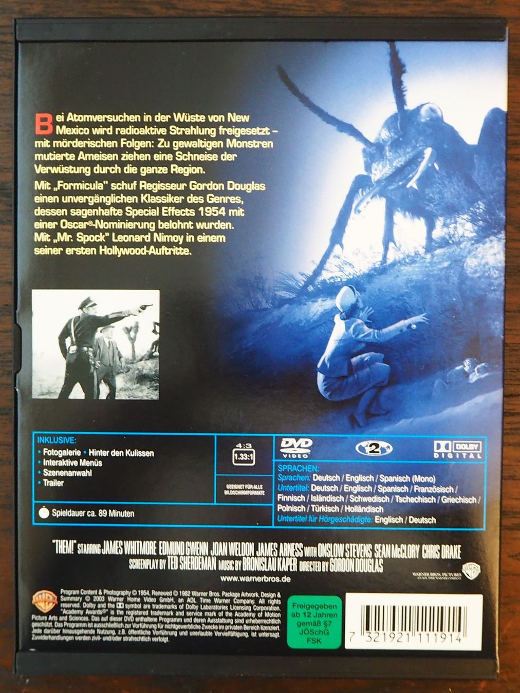 Tutti i DVDs: Formicula / James Whitmore – Usato da Chur venduto da big_5zx8 1