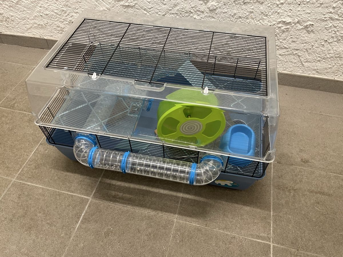 Ferplast Käfige, Transport & Sicherheit: Hamsterkäfig mit Zubehör, gebraucht  – Gebraucht aus Winterthur von rosen17 1