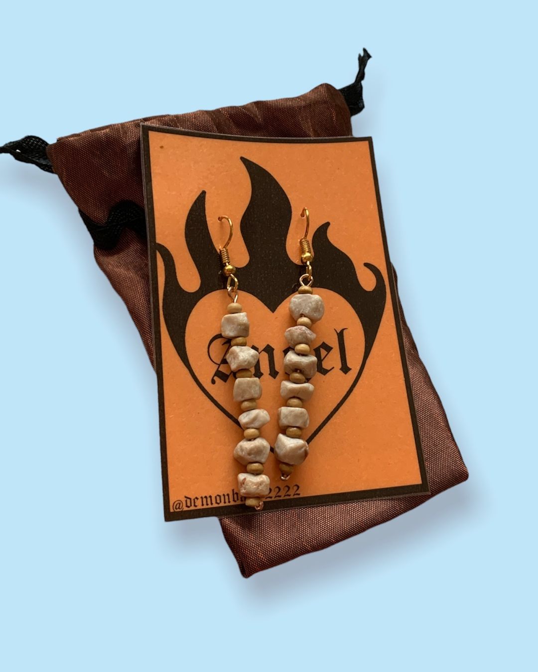 Ohrringe & -stecker: "Stoned" earrings – Neu und originalverpackt aus Basel von demonbaby2222 4