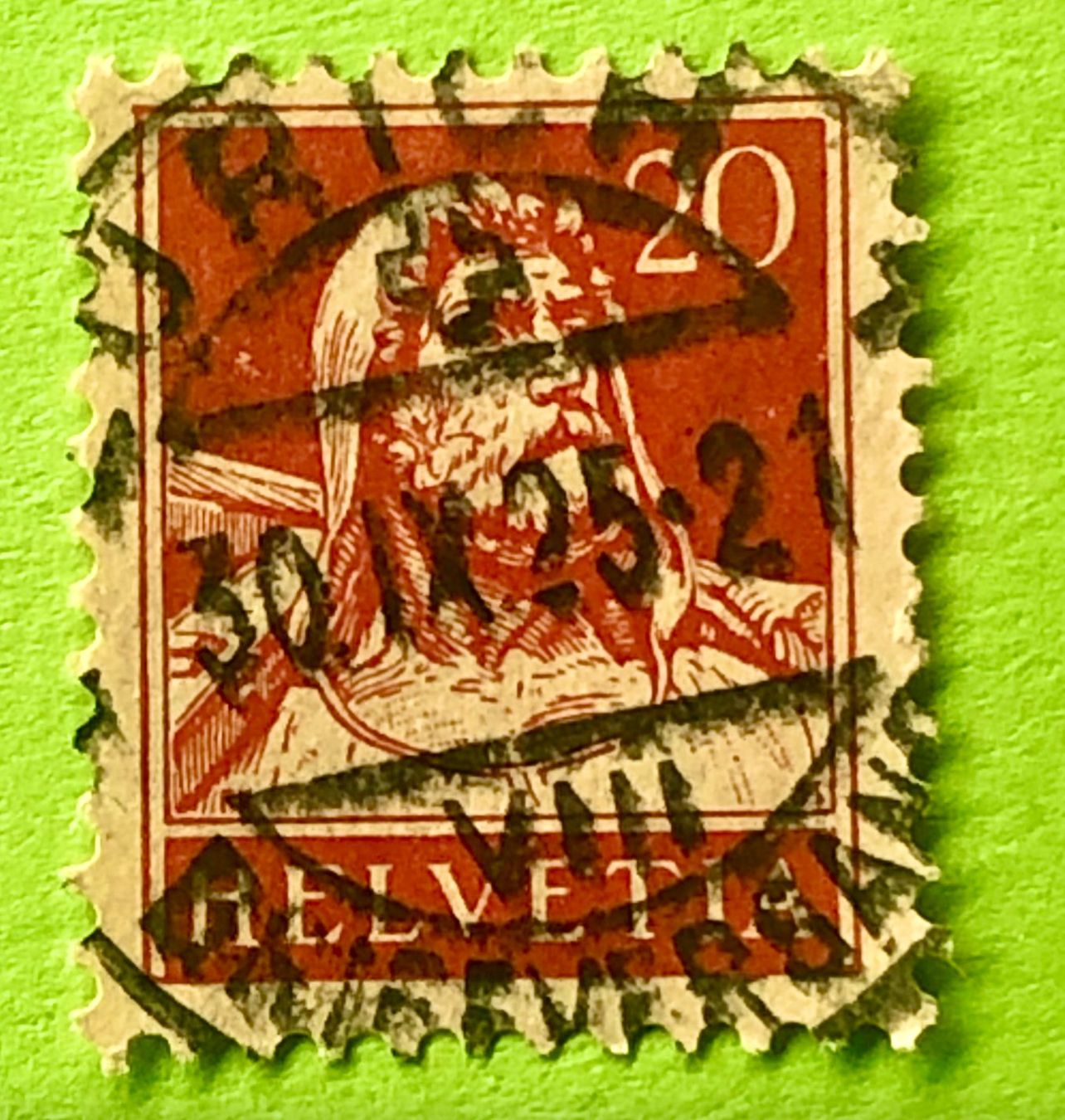 Tutti i francobolli: Nr.174  Wilhelm Tell GESTEMPELT     – Usato da Aarau venduto da Billa007