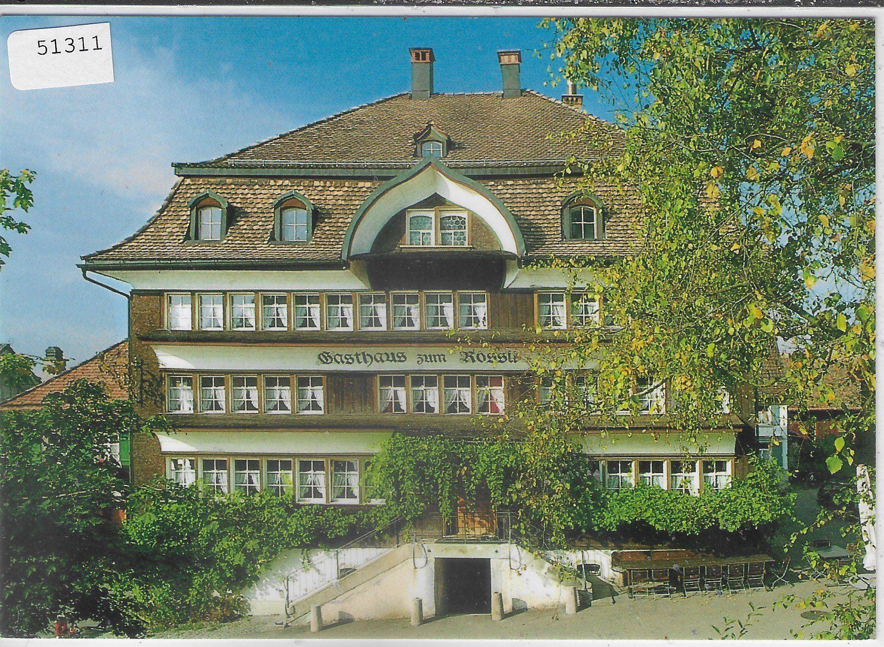 Cartoline postali: Gasthaus Rössli - Mogelsberg – Usato da Ettingen venduto da Kartenplanet
