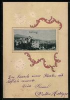 Präge-AK Aarburg, Ortsansicht im Passep