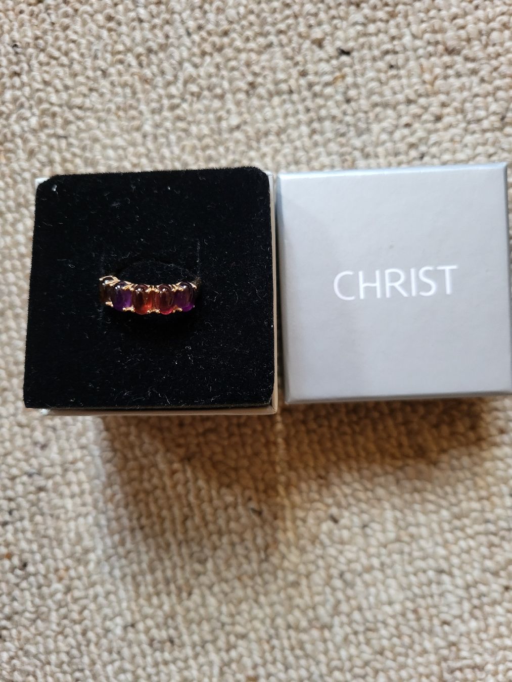 Christ Anelli: Ring mit Farbsteinen – Nuovo (secondo la descrizione) da Zweisimmen venduto da Adorable 4