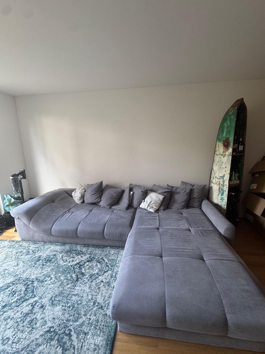 Divani: Grosses, graues Ecksofa zu verkaufen – Usato da Ebikon venduto da lucien_jr 2