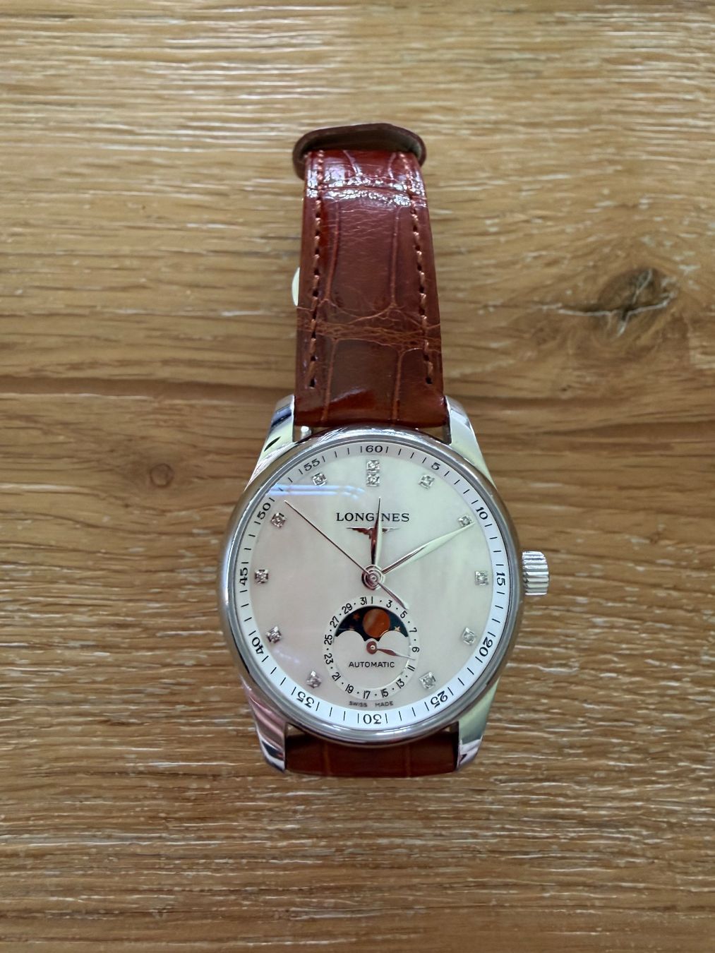 Longines Orologi: LONGINES MASTER COLLECTION MOONPHASE, EDELSTAHL – Usato da Herrliberg venduto da erstmeinsdanndeins