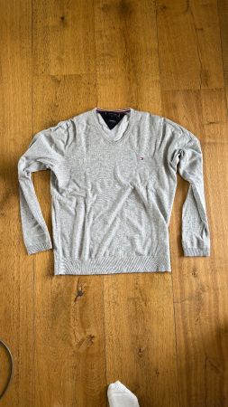 Tommy Hilfiger langarm Pullover grau